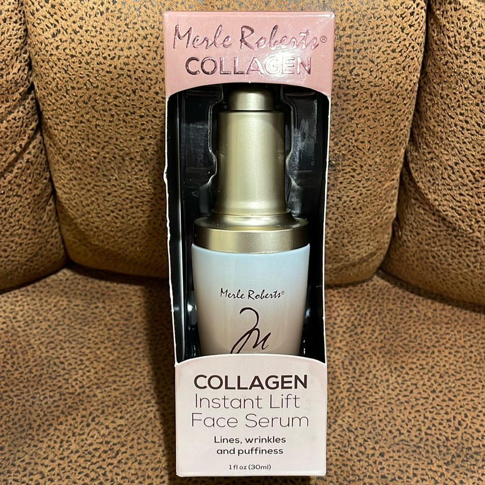 Merle Roberts Collagen instant lift face serum NWT